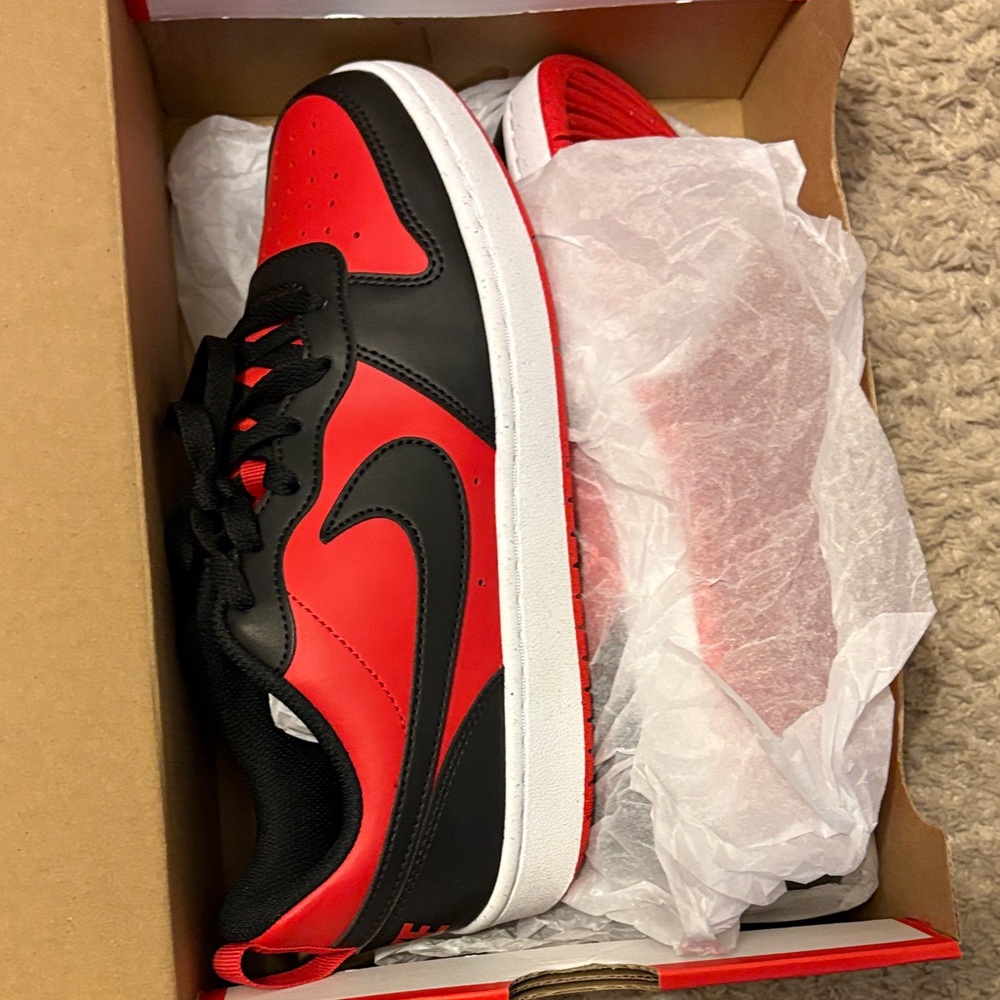 Black and Red Sneakers